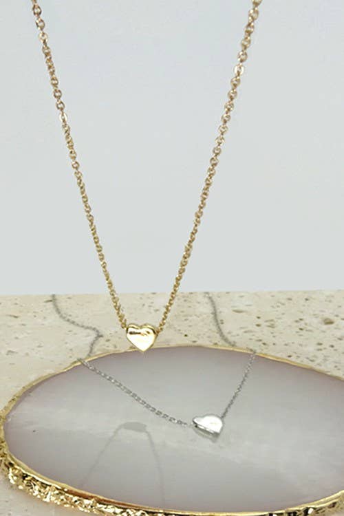CLASSIC MINI HEART NECKLACE  | 47N15737-HEART: SILVER
