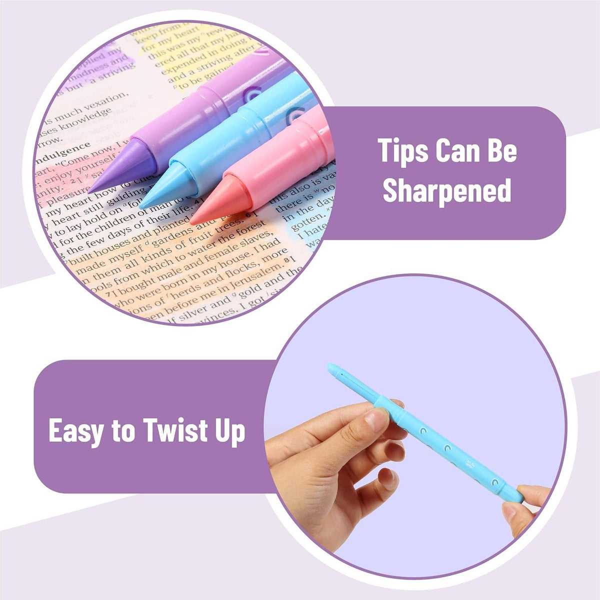 Bible Highlighters & Pens No Bleed 12