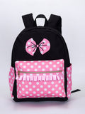 Polka Dots Printed Character Backpacks