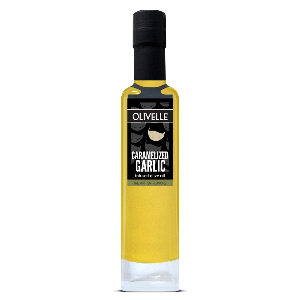 CARAMELIZED GARLIC INFUSED OLIVE OIL : 250ml