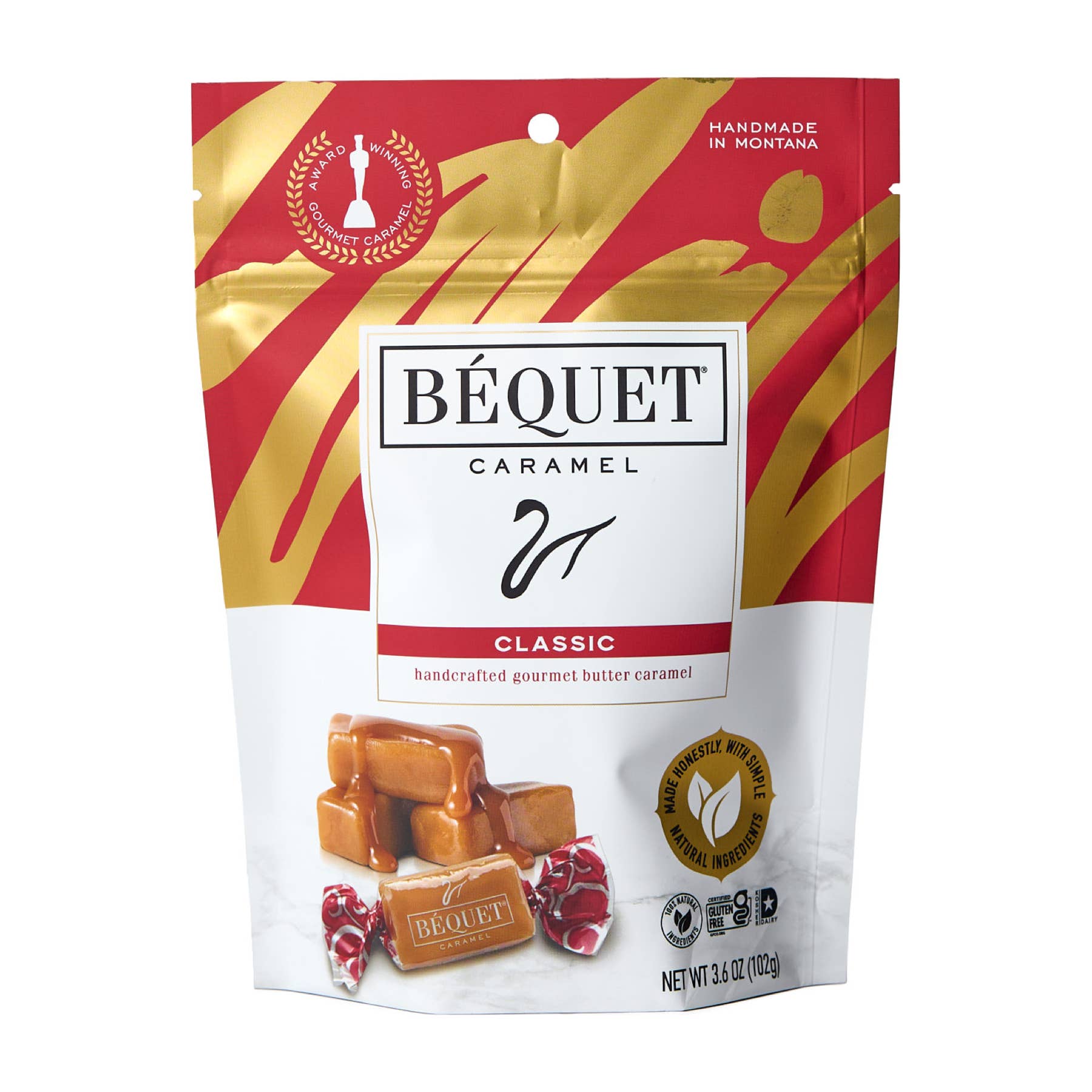 Béquet Gourmet Caramel 3.6 oz Pouch: Butterscotch