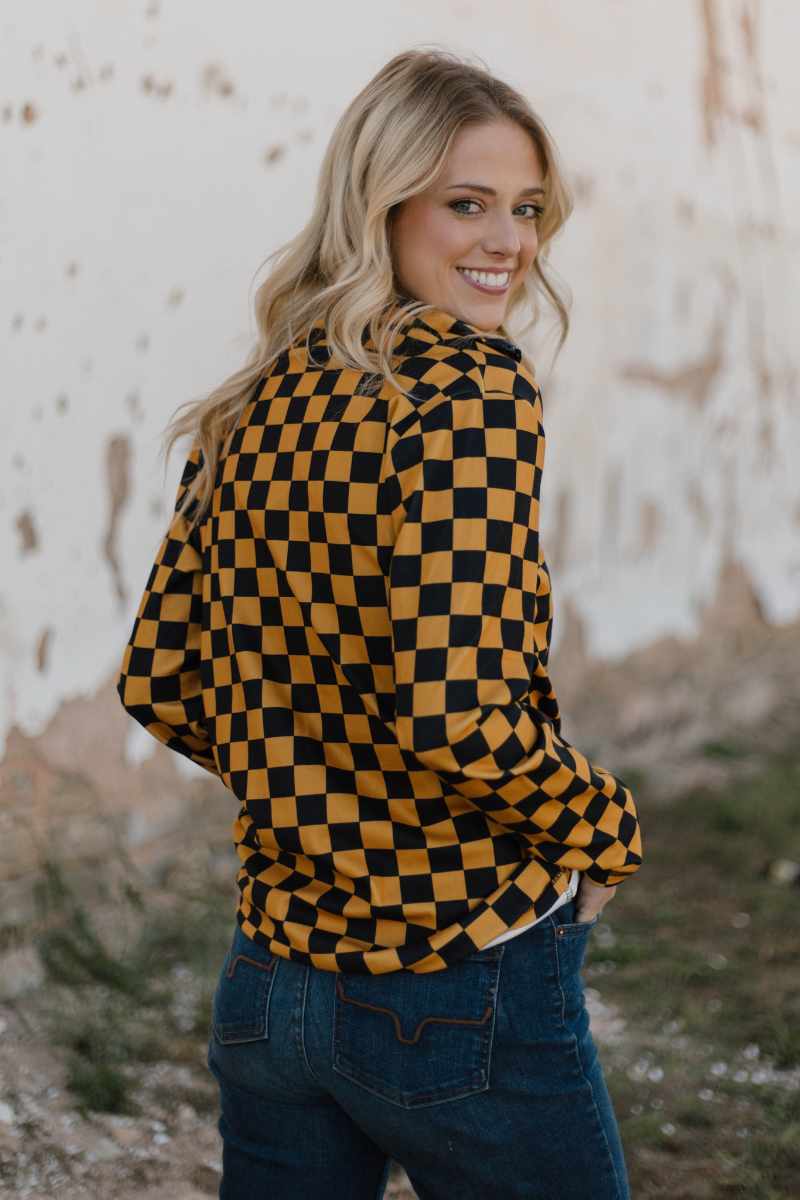 Pep Rally Pullover- Gold: XXL