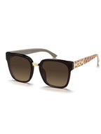 Trendy Retro Women’s Sunglasses UV Protection Fashion Eyewear: Brown Gradient Brown