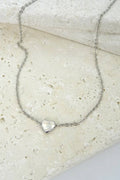 CLASSIC MINI HEART NECKLACE  | 47N15737-HEART: SILVER