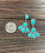 724217, Turquoise Post Earrings