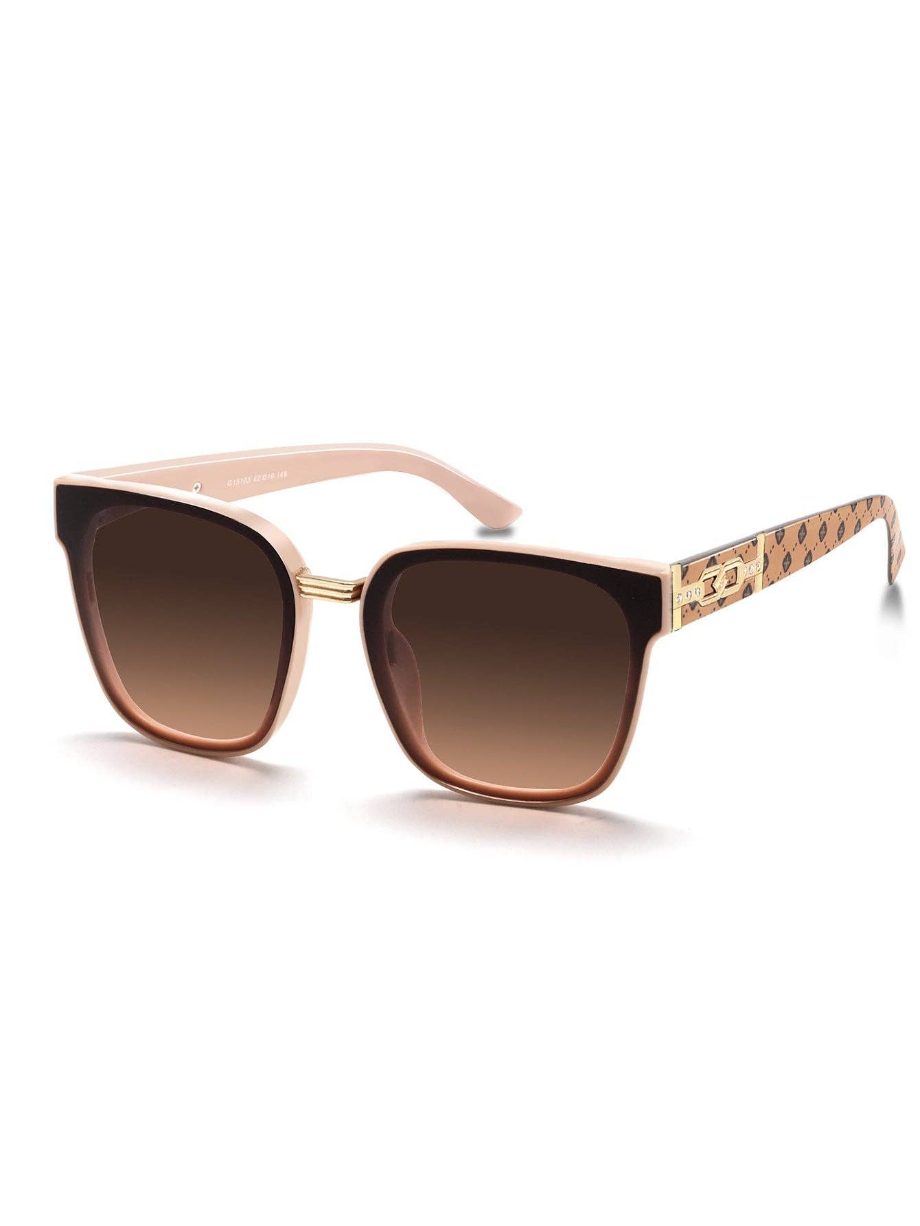 Trendy Retro Women’s Sunglasses UV Protection Fashion Eyewear: Pink Gray-Pink
