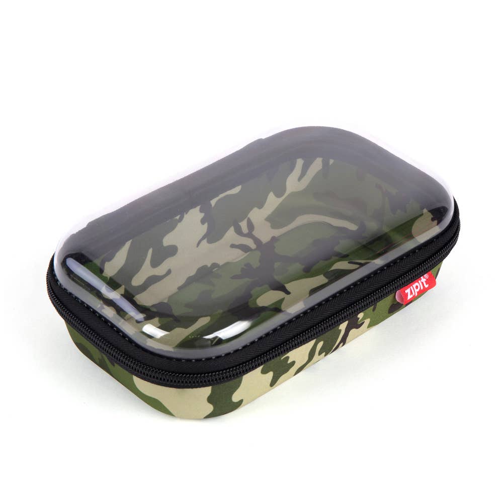 ZIPIT Clear Top Pencil Box for Kids, Pencil Case: Heart