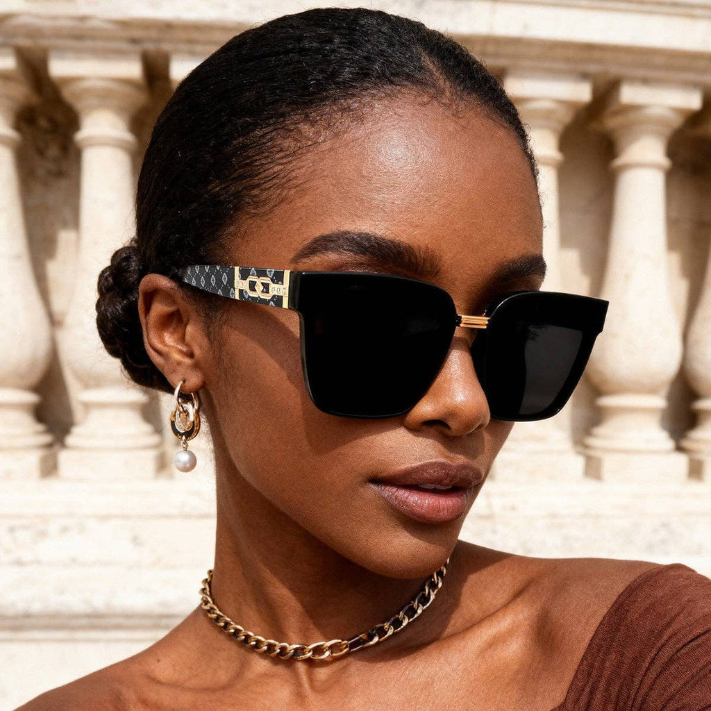 Trendy Retro Women’s Sunglasses UV Protection Fashion Eyewear: Brown Gradient Brown