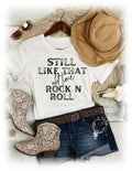 Still Like That Old Time Rock N Roll: Yes / Heather Prism Peach / Large