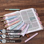 Aesthetic Highlighters & Ballpoint Pens, 12 Pack: Assorted