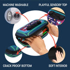 ZIPIT Gamer Pencil Case for Boys, Joystick Pencil Box: Rockets