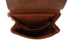 UNV0069 Flap Over Convertible Backpack: Brown