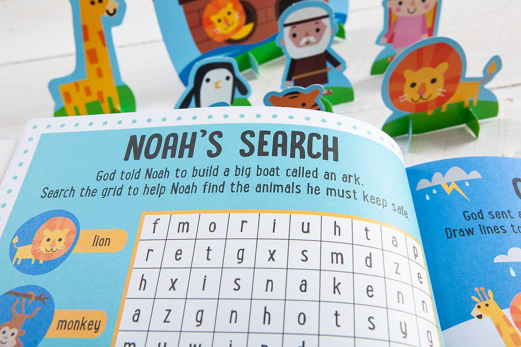 My Bible Stories Activity Book (Blue, Gifts)