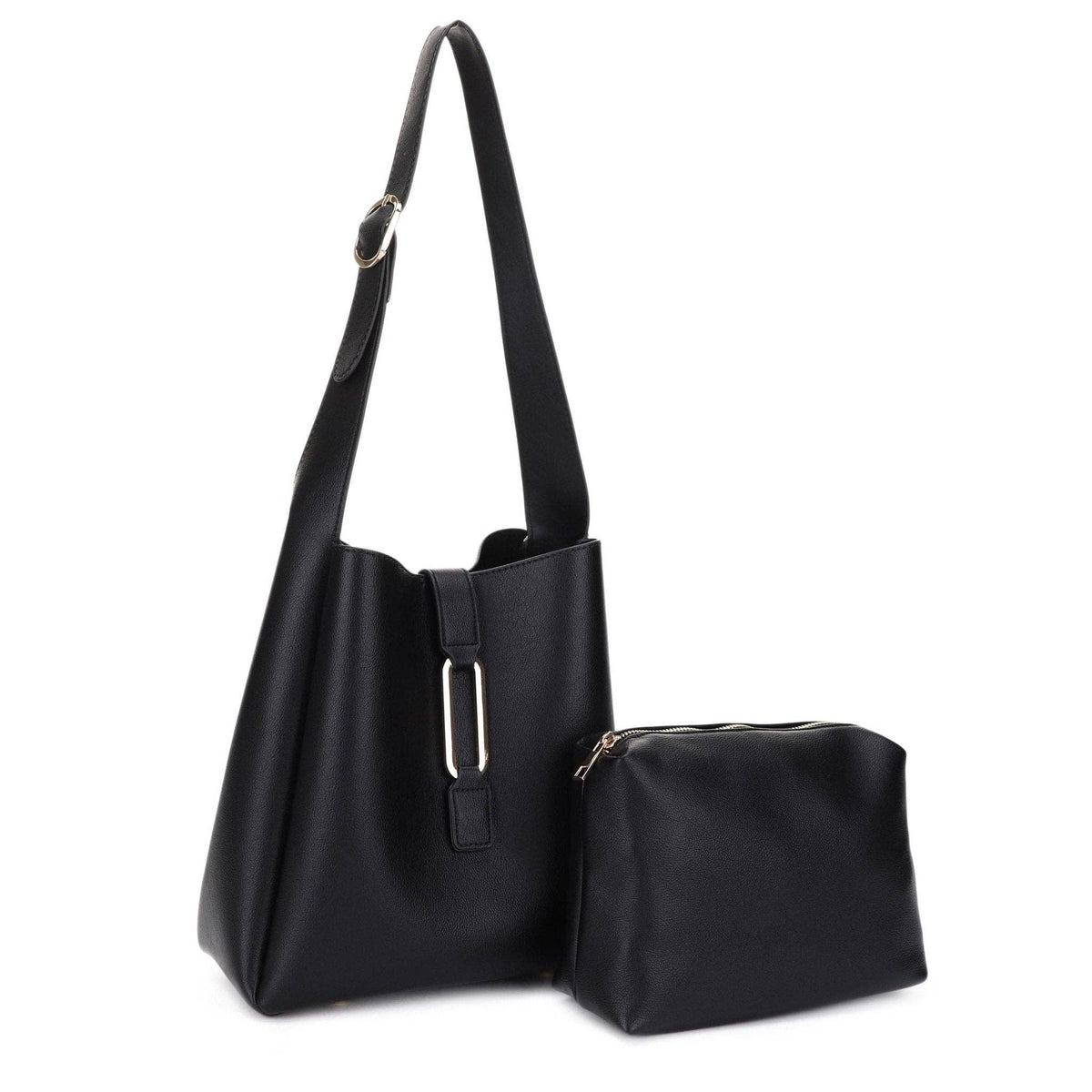 EJ60376 Naeli Tote Bag With Pouch: Olive