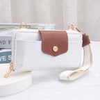 HM030 Mila Smartphone wallet Crossbody with Boho Wristlet: Pomegranate