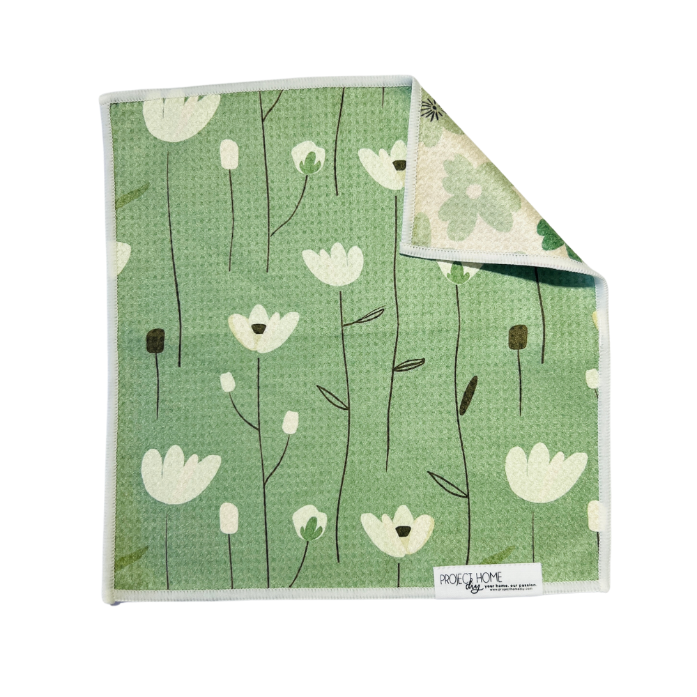 Meadow | Waffle Weave Microfiber Towels Kitchen & Bath: Washcloth