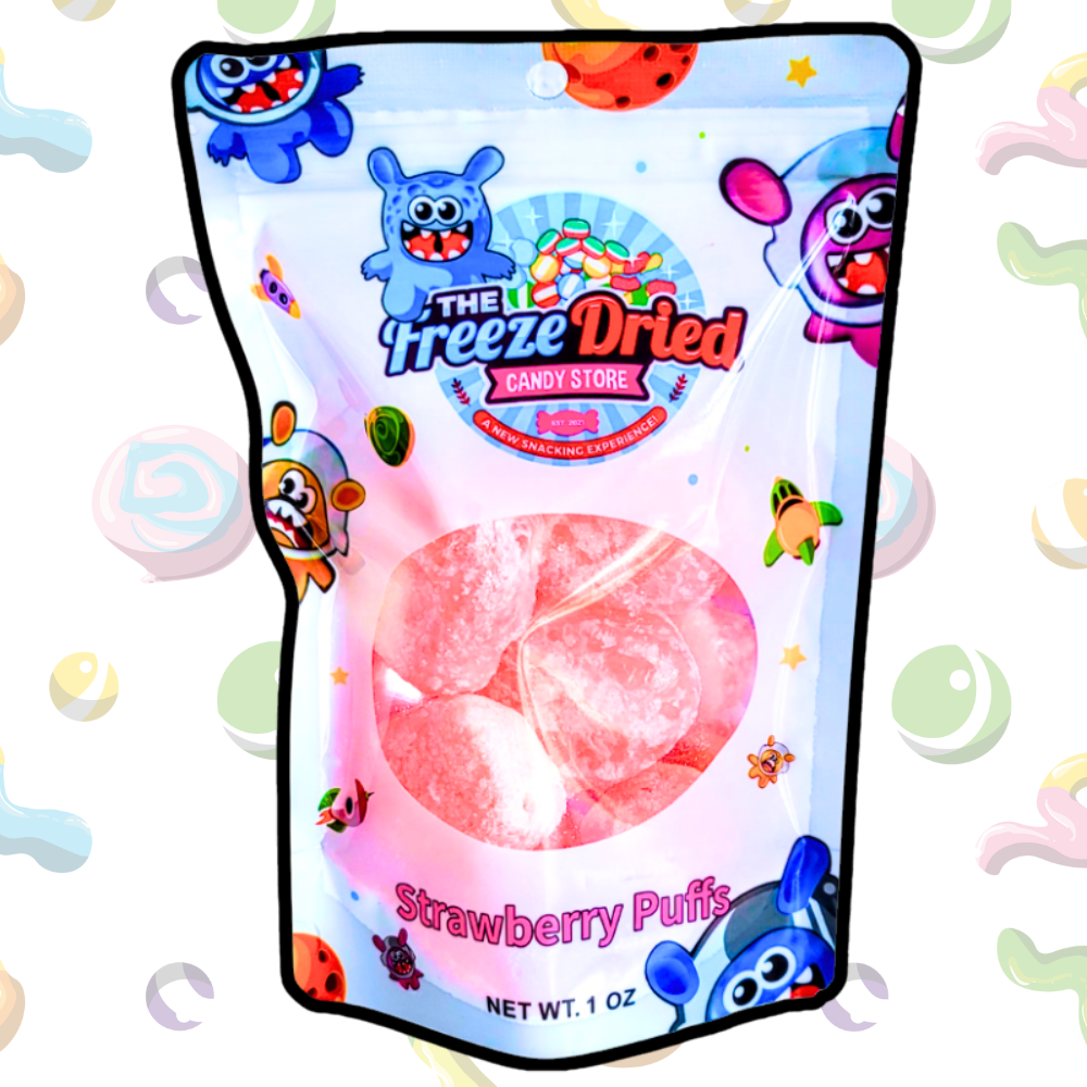 Strawberry Puffs: 10 ct